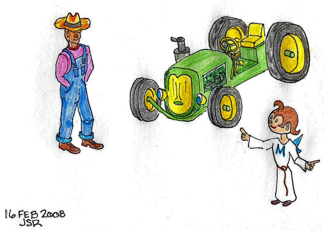 Morty Asks The farmer If Lil-T Can Work At The School